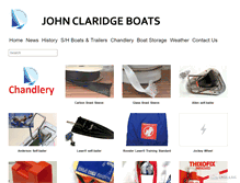 Tablet Screenshot of chandlery.johnclaridgeboats.co.uk